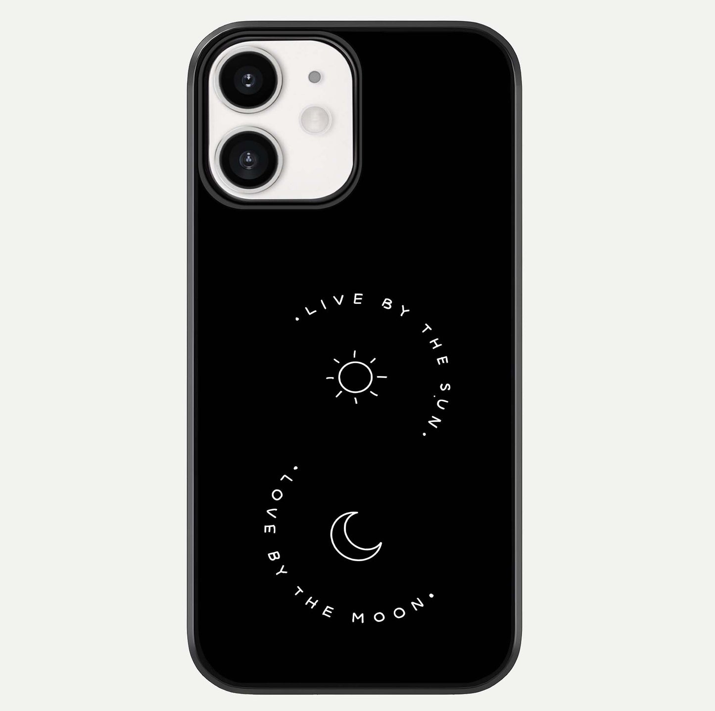 Sun Moon Balance Glass Case For iPhone 12 Mini by Custom World