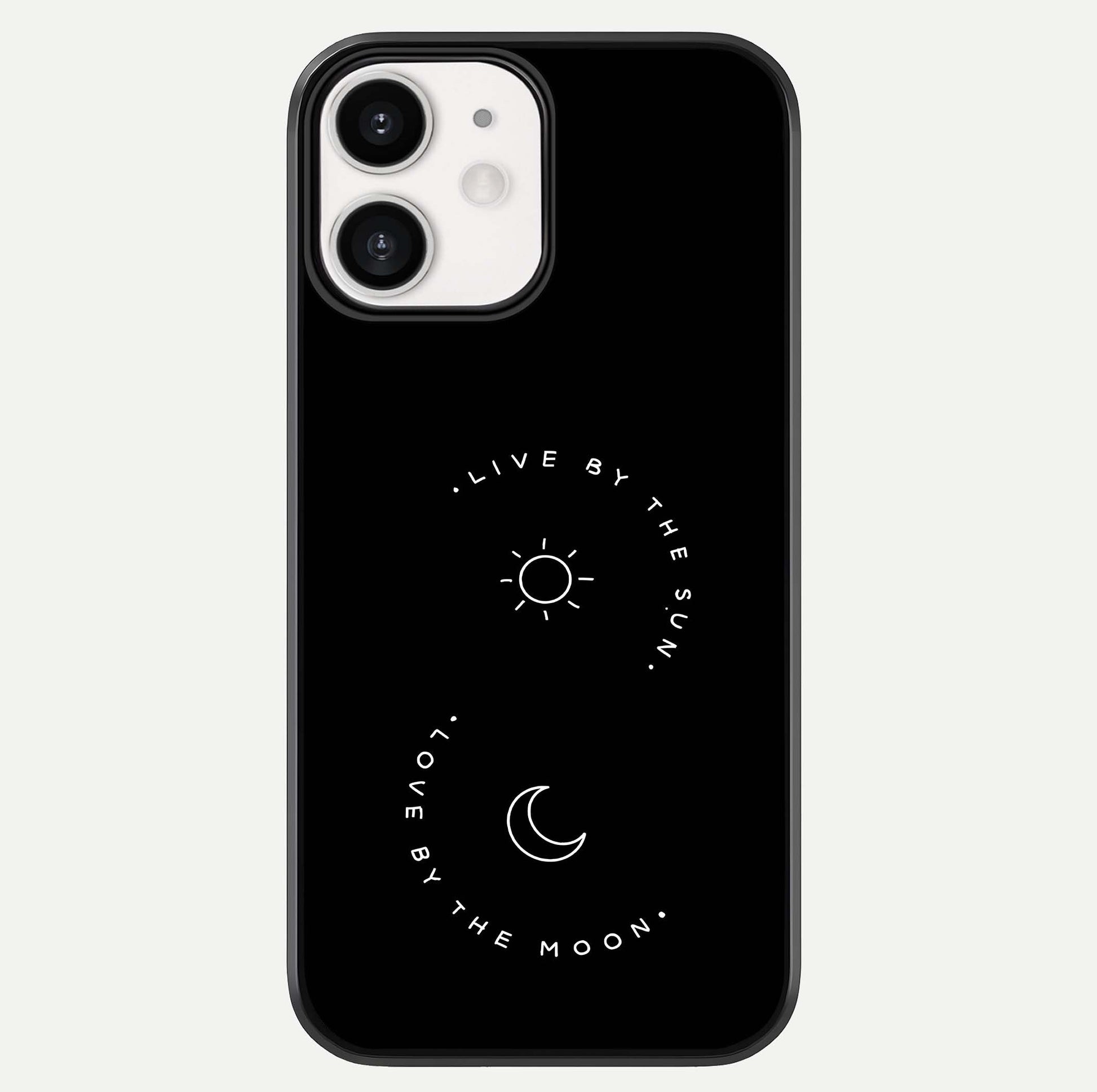 Sun Moon Balance Glass Case For iPhone 12 Mini by Custom World
