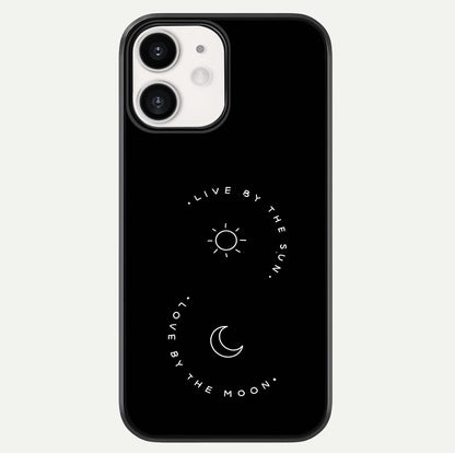 Sun Moon Balance Glass Case For iPhone 12 Mini by Custom World