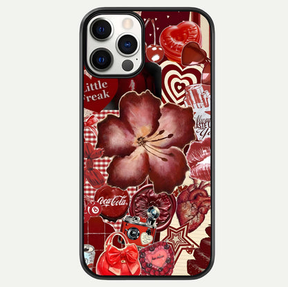 Aesthetic Little Freak Glass Case For iPhone 16 Pro by Custom World