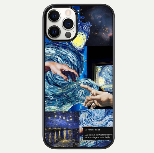 Aesthetic Vando Hands Glass Case For iPhone 16 Pro by Custom World