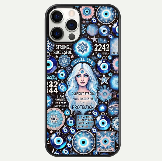 Angel Aura Shield Glass Case For iPhone 16 Pro by Custom World