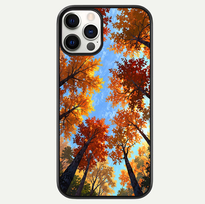 Autumn Sky Rise Glass Case For iPhone 16 Pro by Custom World