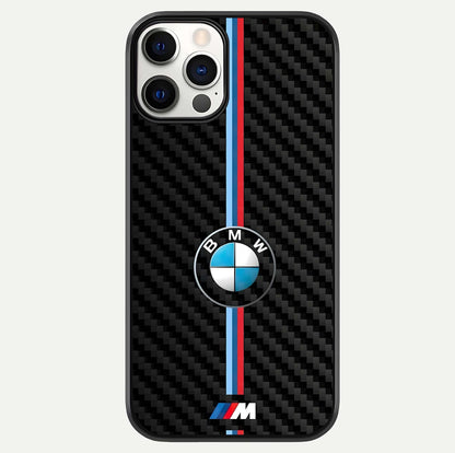 BMW Pattern Glass Case For iPhone 12 Pro by Custom World