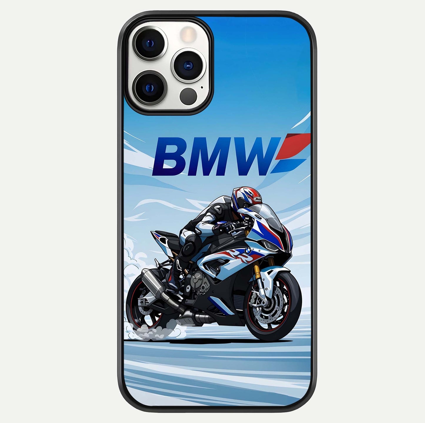BMW Power Drift Glass Case For iPhone 12 Pro by Custom World