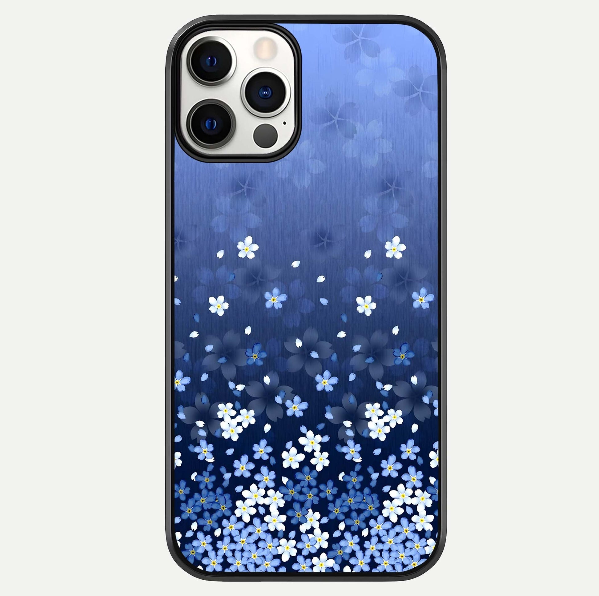 Blue Starry Glass Case For iPhone 12 Pro by Custom World