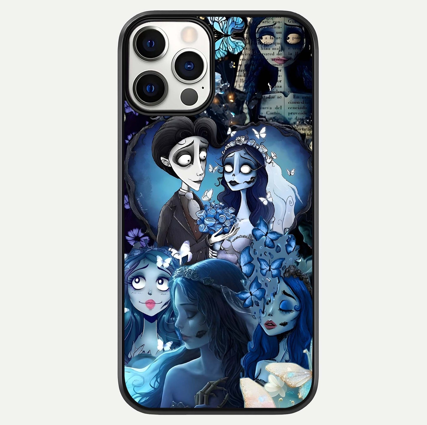 Butterfly Ghost Soul Glass Case For iPhone 12 Pro by Custom World