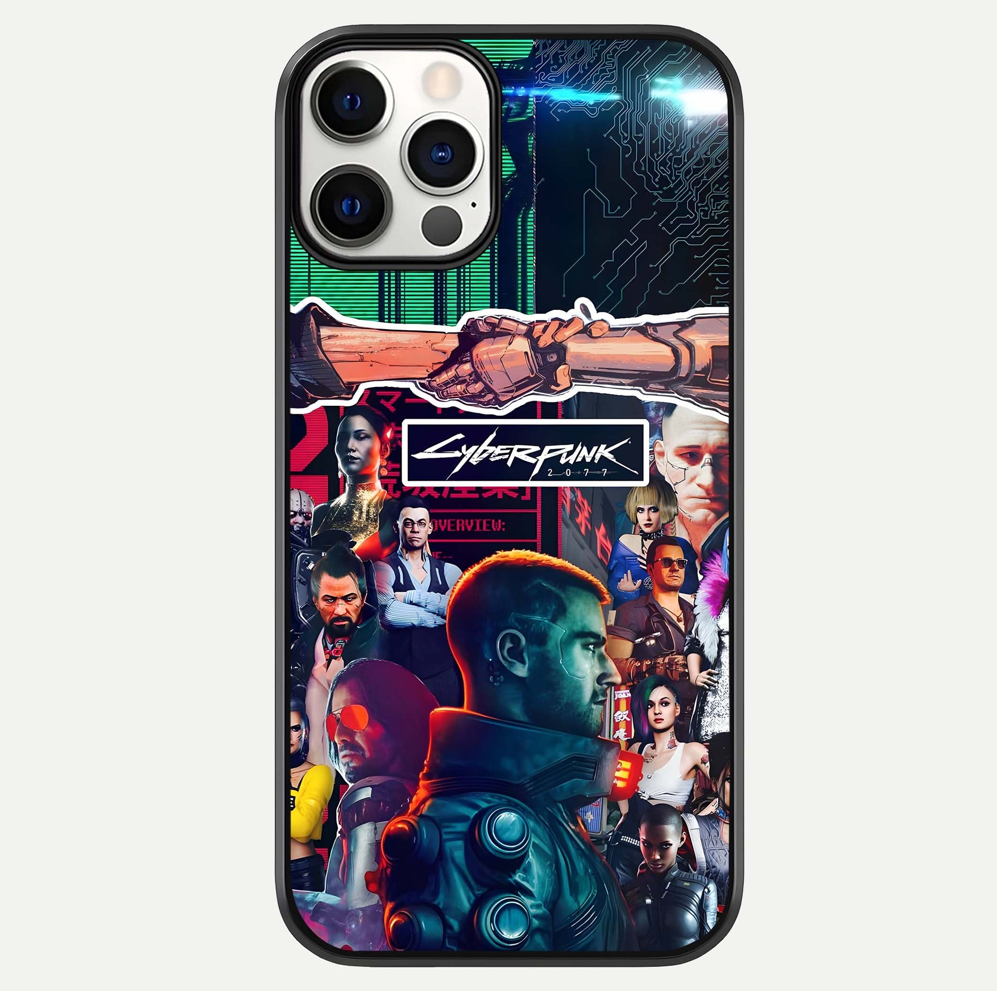 CYBERPUNK Legacy Glass Case For iPhone 12 Pro by Custom World