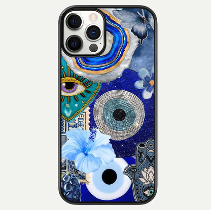 Celestial Celestial Blue Vision Glass Case For iPhone 12 Pro by Custom World