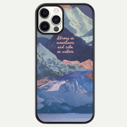 Celestial Mountain Calm Glass Case For iPhone 12 Pro by Custom World