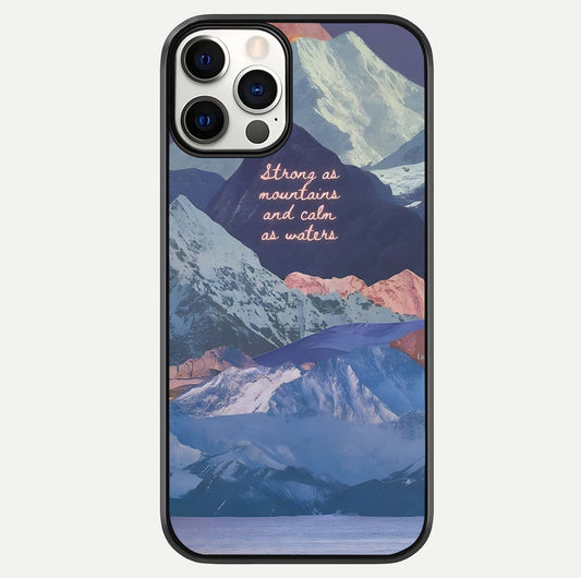 Celestial Mountain Calm Glass Case For iPhone 12 Pro by Custom World
