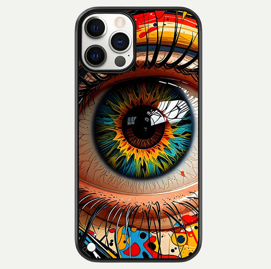 Colorful Eye Glass Case For iPhone 12 Pro by Custom World