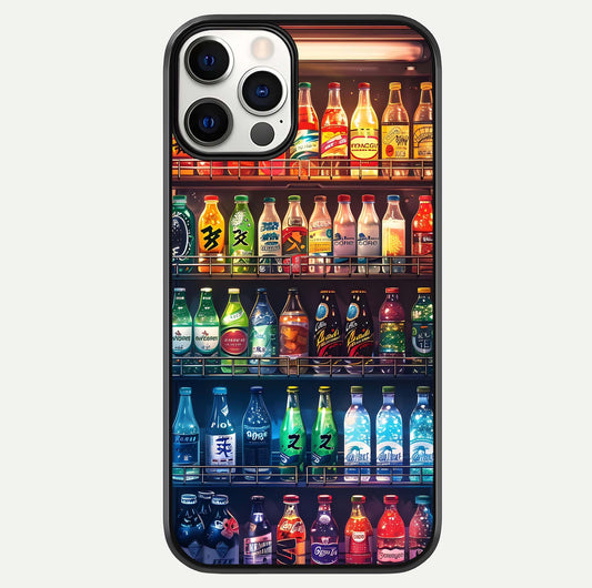Colorful Soda Bottles Glass Case For iPhone 12 Pro by Custom World
