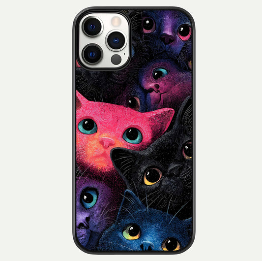 Cosmic Cats Dreams Glass Case For iPhone 12 Pro by Custom World