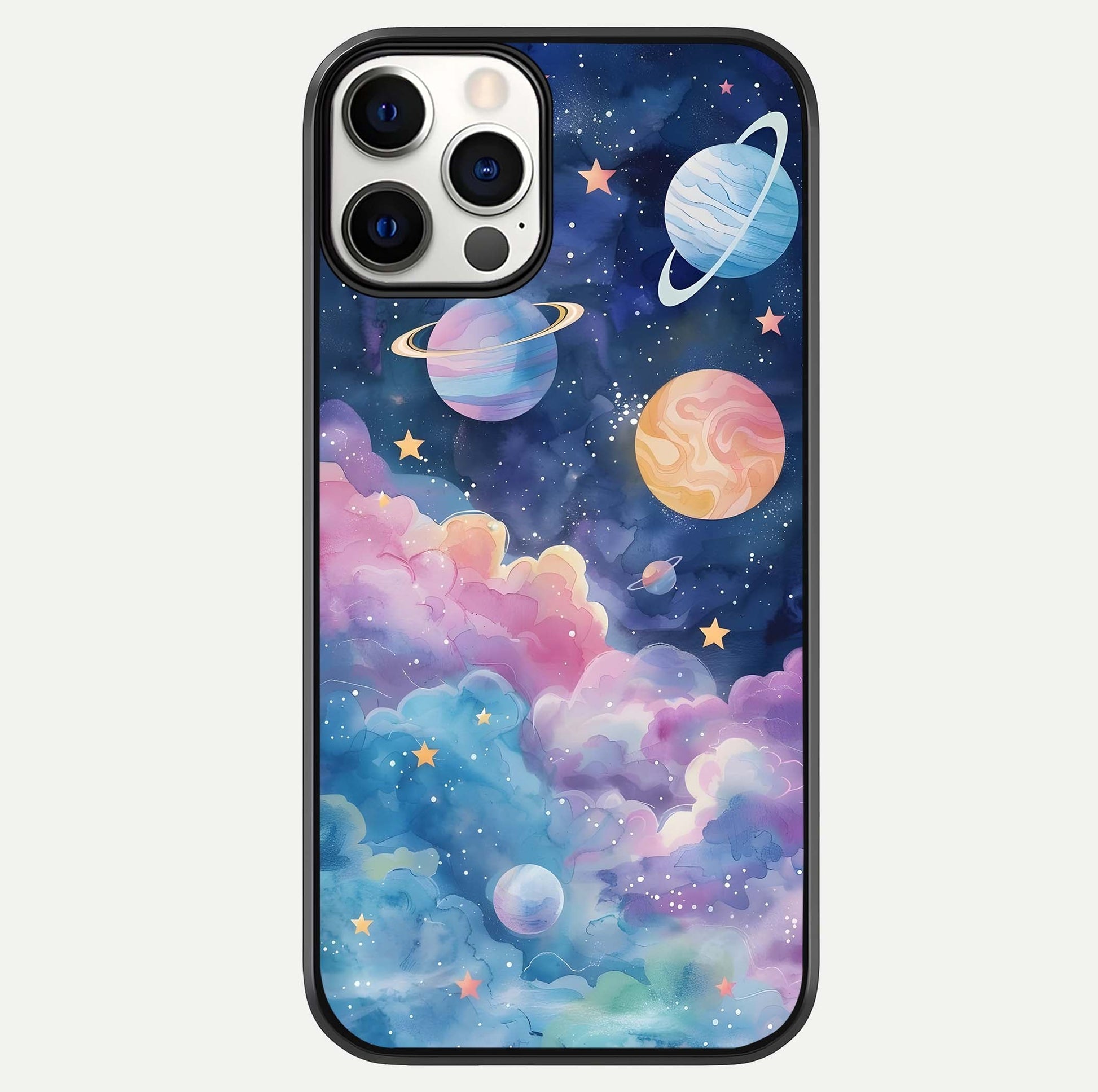 Cosmic Planet Dreams Glass Case For iPhone 12 Pro by Custom World
