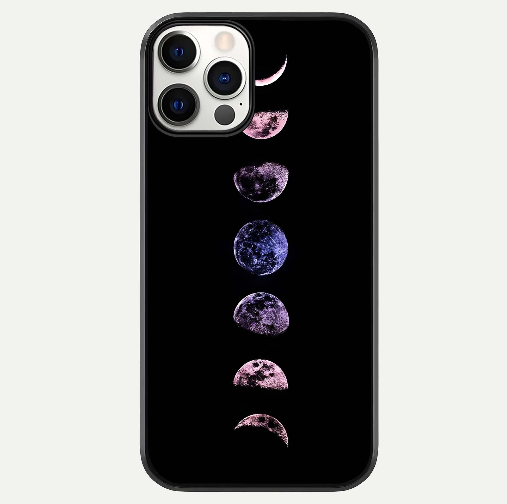 Crimson All Planets Glass Case For iPhone 12 Pro by Custom World