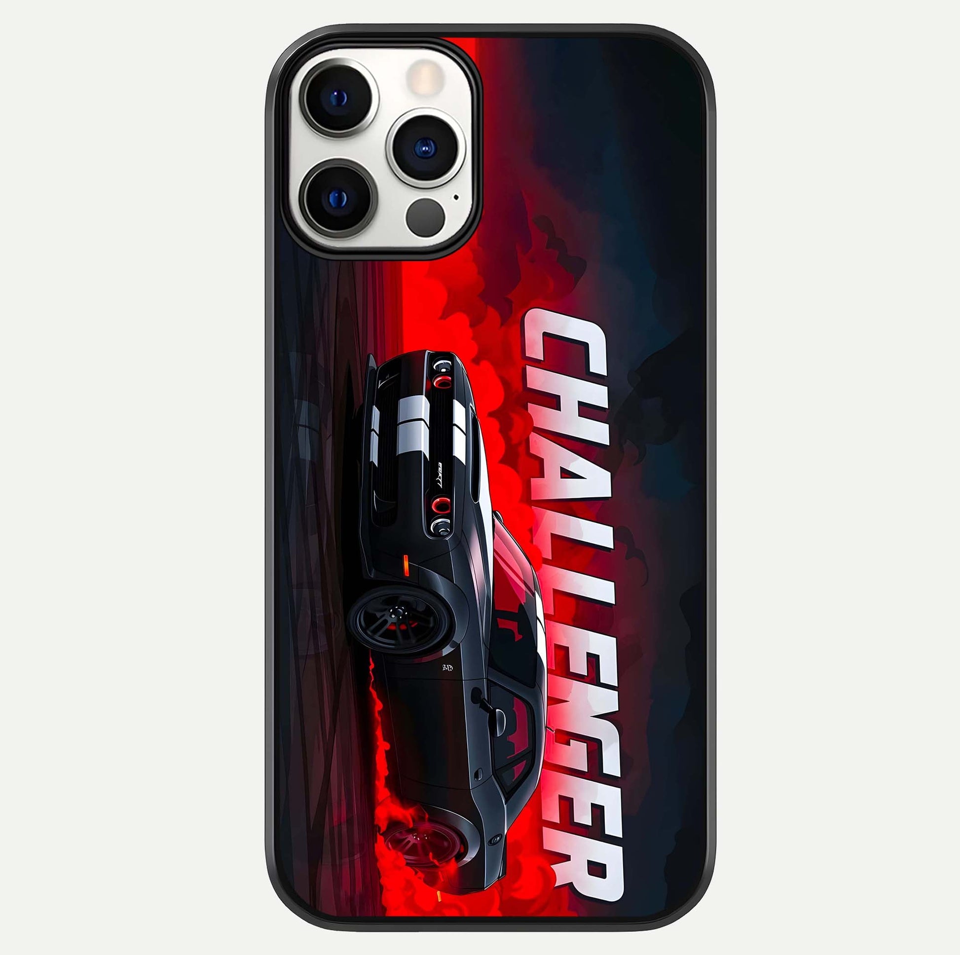 Crimson Challenger Fury Glass Case For iPhone 12 Pro by Custom World
