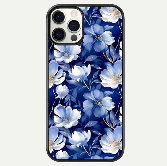 Cute Floral Patterns Glass Case For iPhone 12 Pro by Custom World