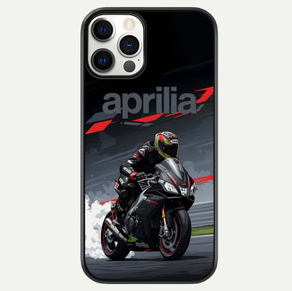 Dark Aprilla Glass Case For iPhone 12 Pro by Custom World