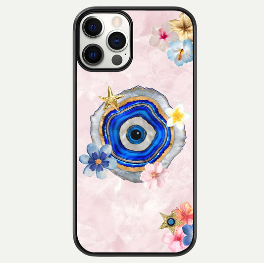 Divine Aura Bloom Glass Case For iPhone 12 Pro by Custom World