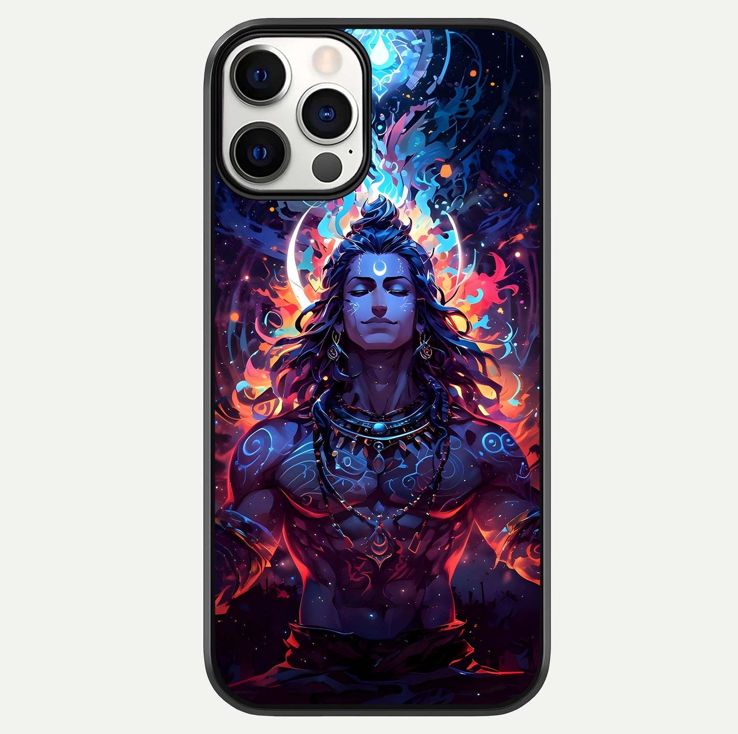 Divine Fire Shiv Glass Case For iPhone 12 Pro by Custom World