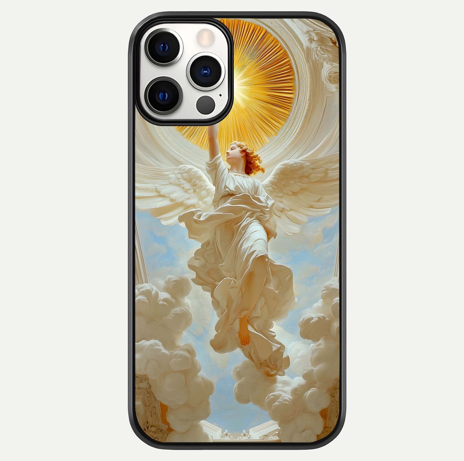 Divine Light Angel Glass Case For iPhone 12 Pro by Custom World