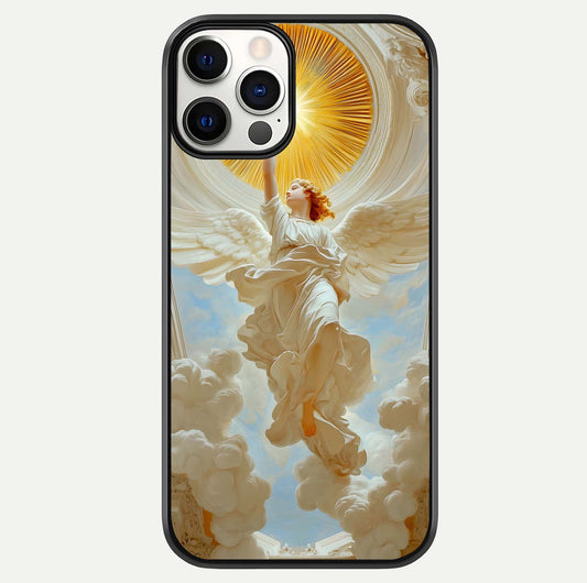 Divine Light Angel Glass Case For iPhone 12 Pro by Custom World