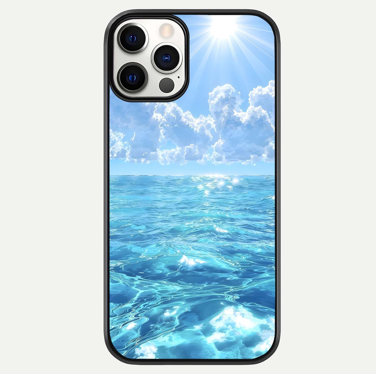 Endless Ocean Horizon Glass Case For iPhone 12 Pro by Custom World