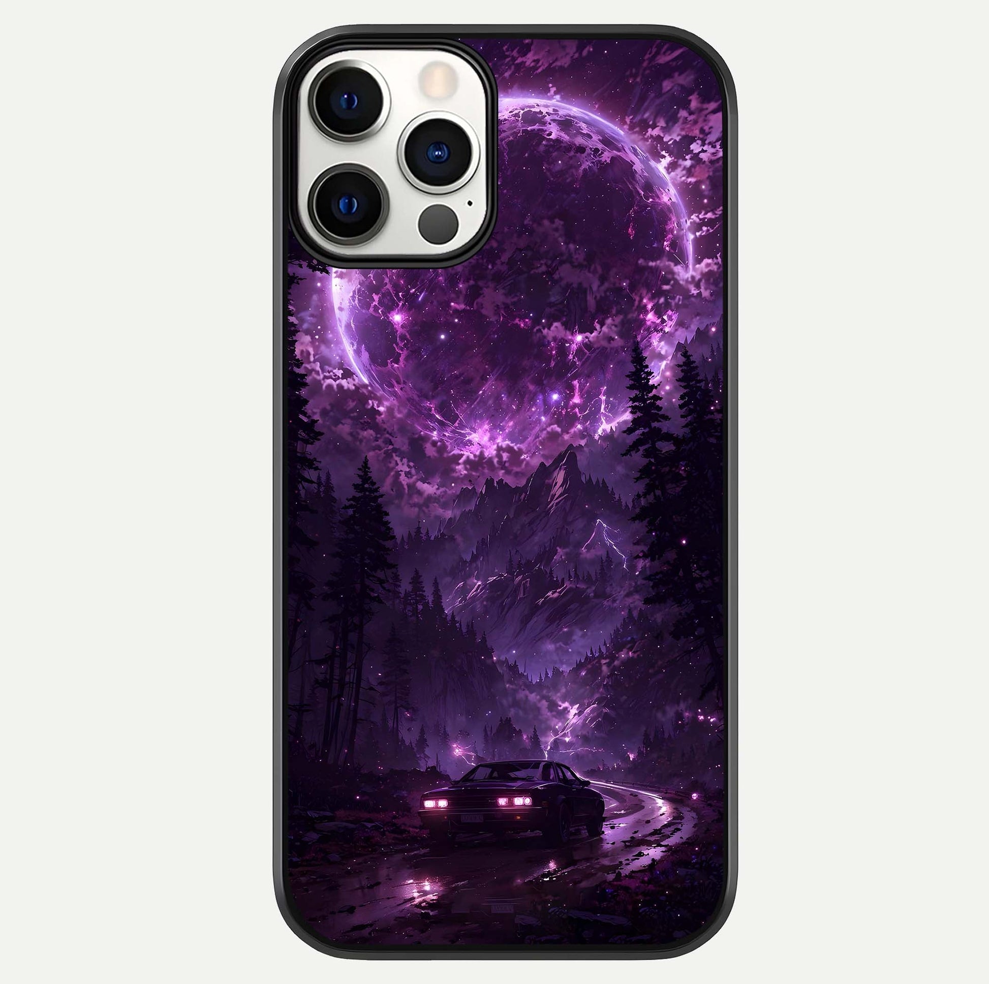 Eternal Cosmic Drive Glass Case For iPhone 12 Pro by Custom World