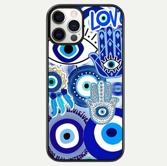 Evil Eyes Dream Glass Case For iPhone 12 Pro by Custom World