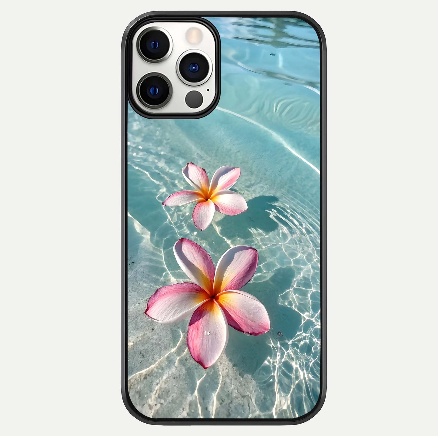 Floating Bloom Bliss Glass Case For iPhone 12 Pro by Custom World
