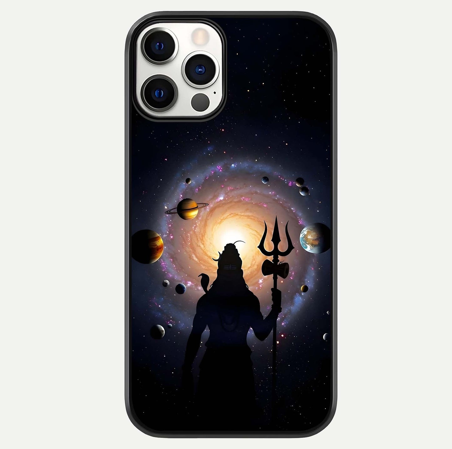 Galactic Shiva Vision Glass Case For iPhone 12 Pro by Custom World