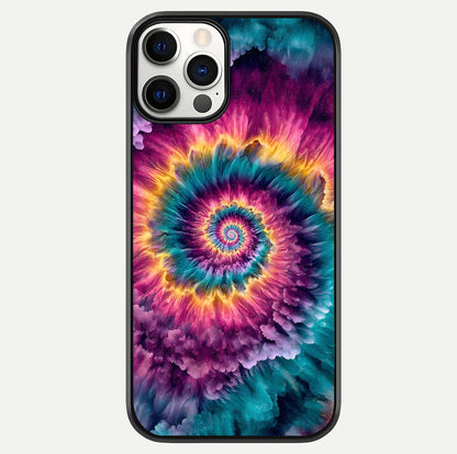 Galactic Spiral Burst Glass Case For iPhone 12 Pro by Custom World