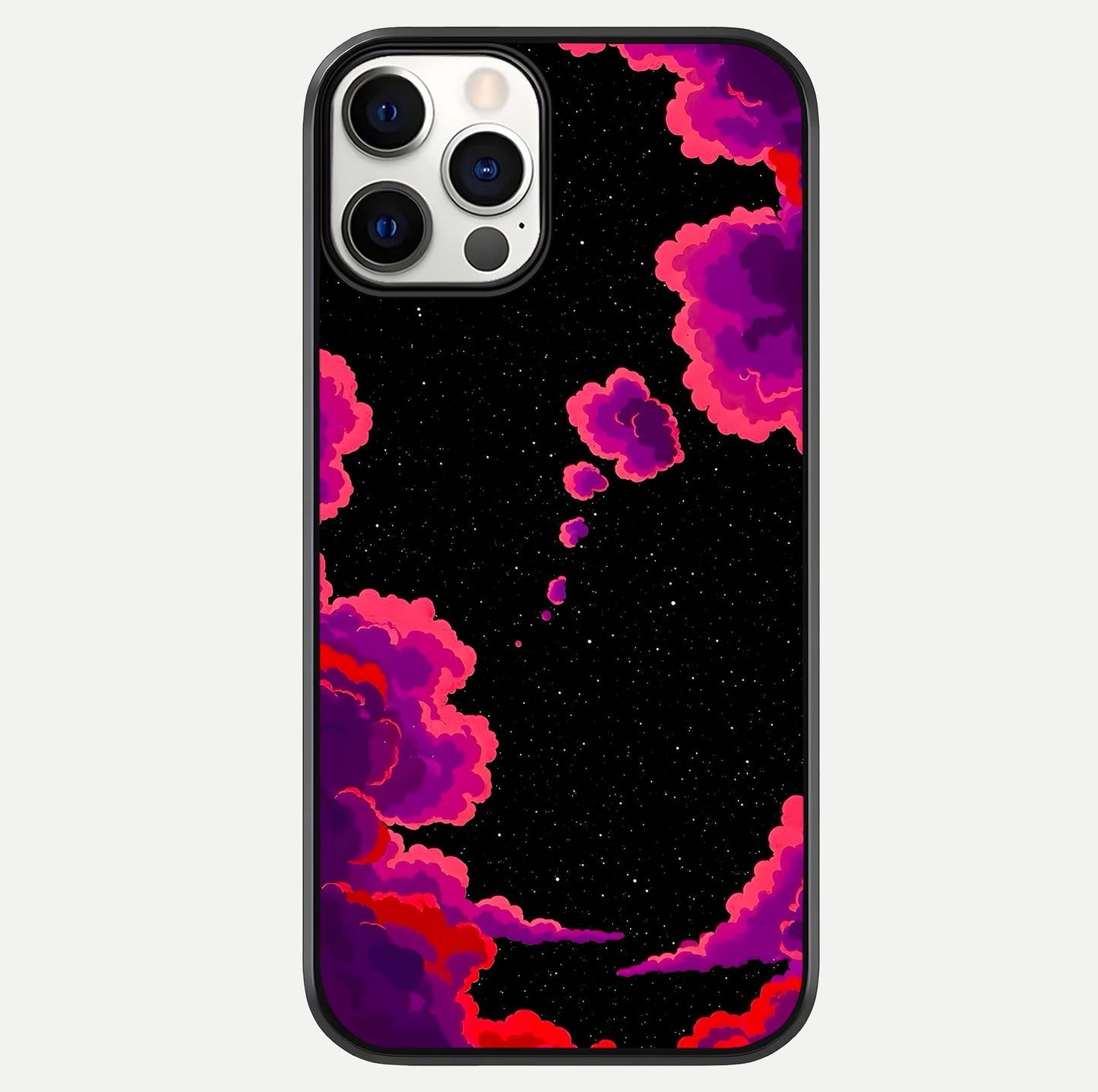 Galaxy Dream Frame Glass Case For iPhone 12 Pro by Custom World