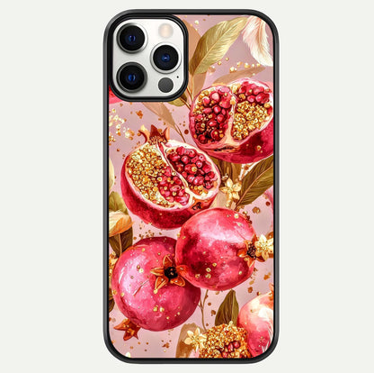 Golden Bloom Glow Glass Case For iPhone 12 Pro by Custom World