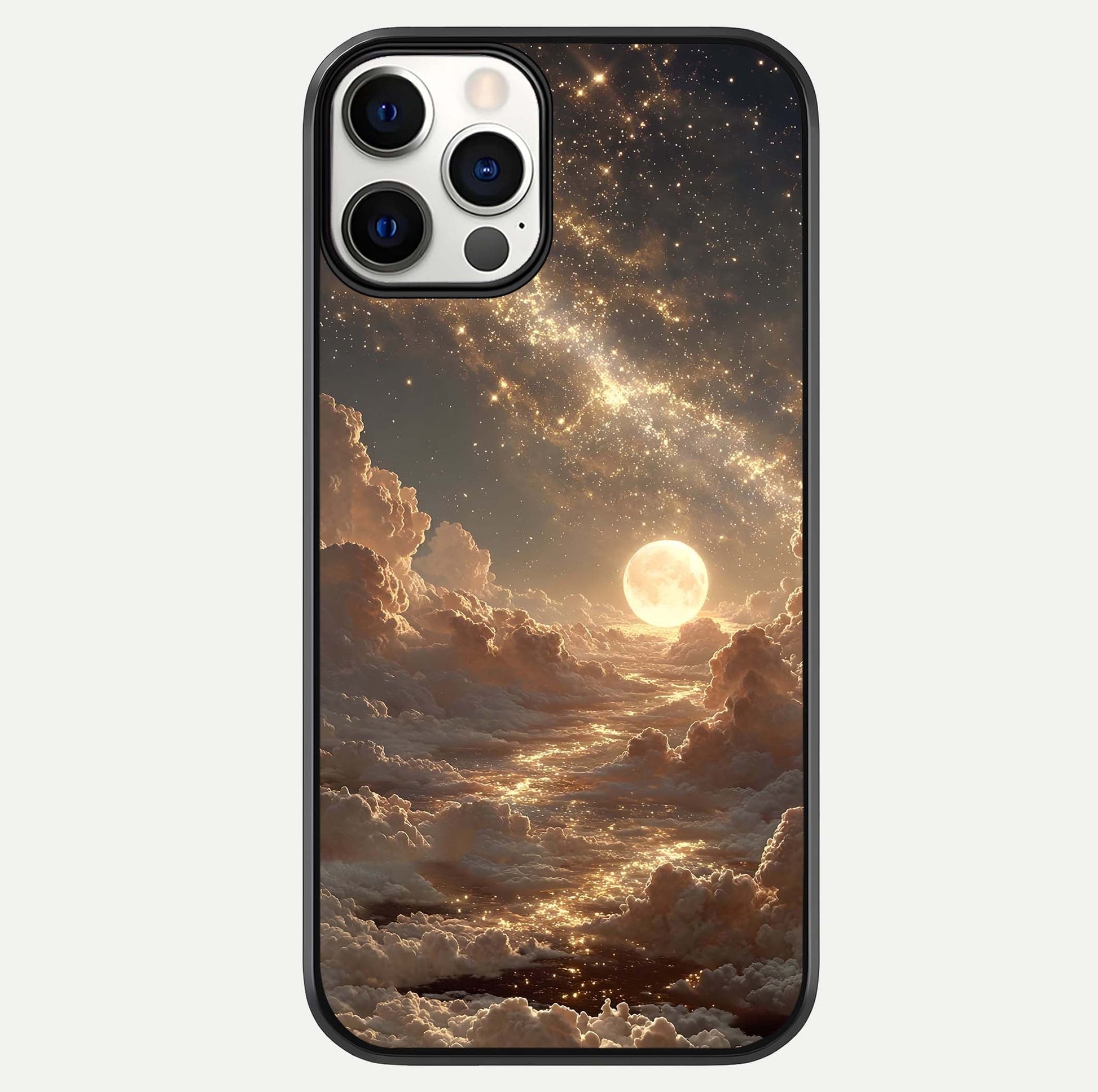 Golden Sky Dream Glass Case For iPhone 12 Pro by Custom World