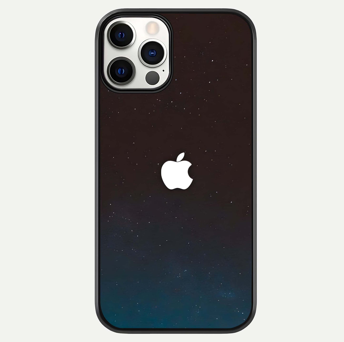 Green Emerald Apple Logo Glass Case For iPhone 12 Pro by Custom World