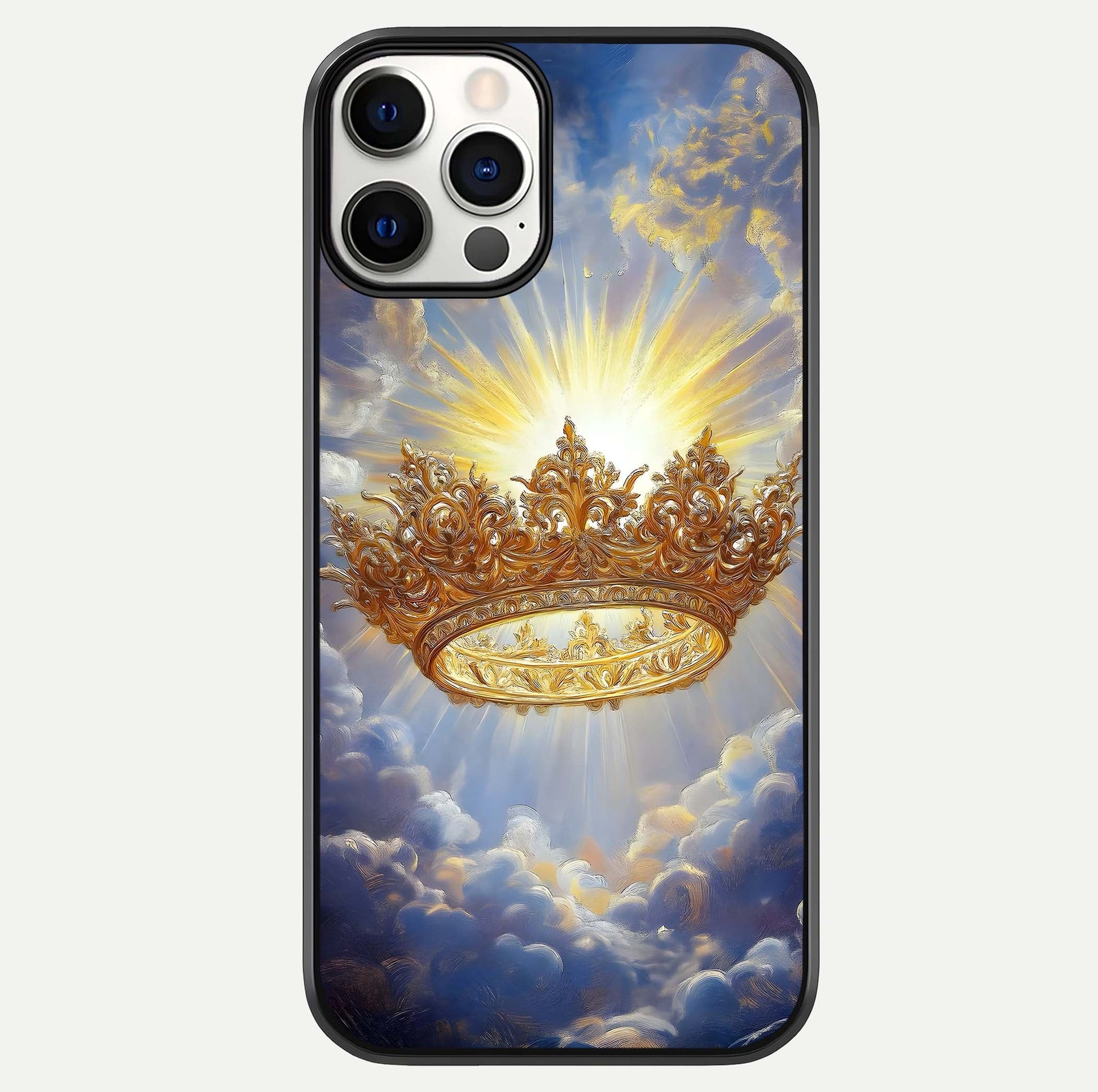 Heavenly Crown Light Glass Case For iPhone 12 Pro by Custom World
