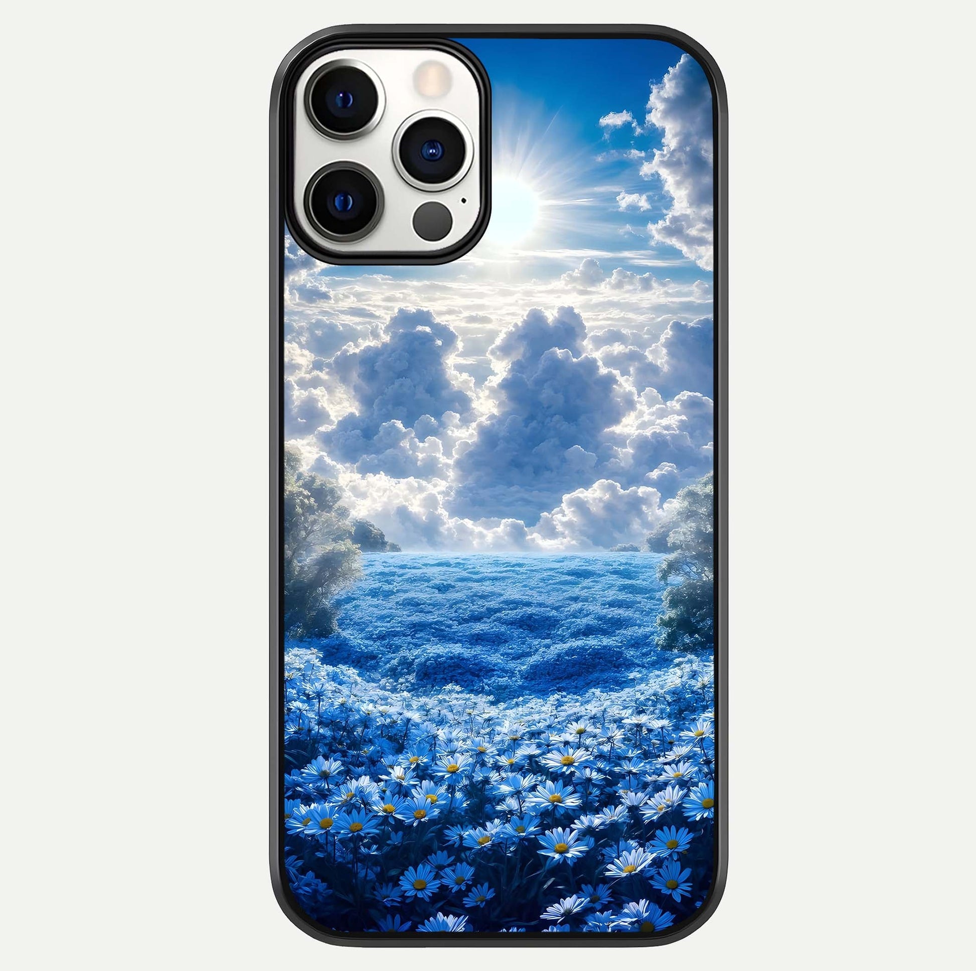 Heavenly Daisy Horizon Glass Case For iPhone 12 Pro by Custom World