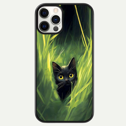 Hidden Cat Whisper Glass Case For iPhone 12 Pro by Custom World