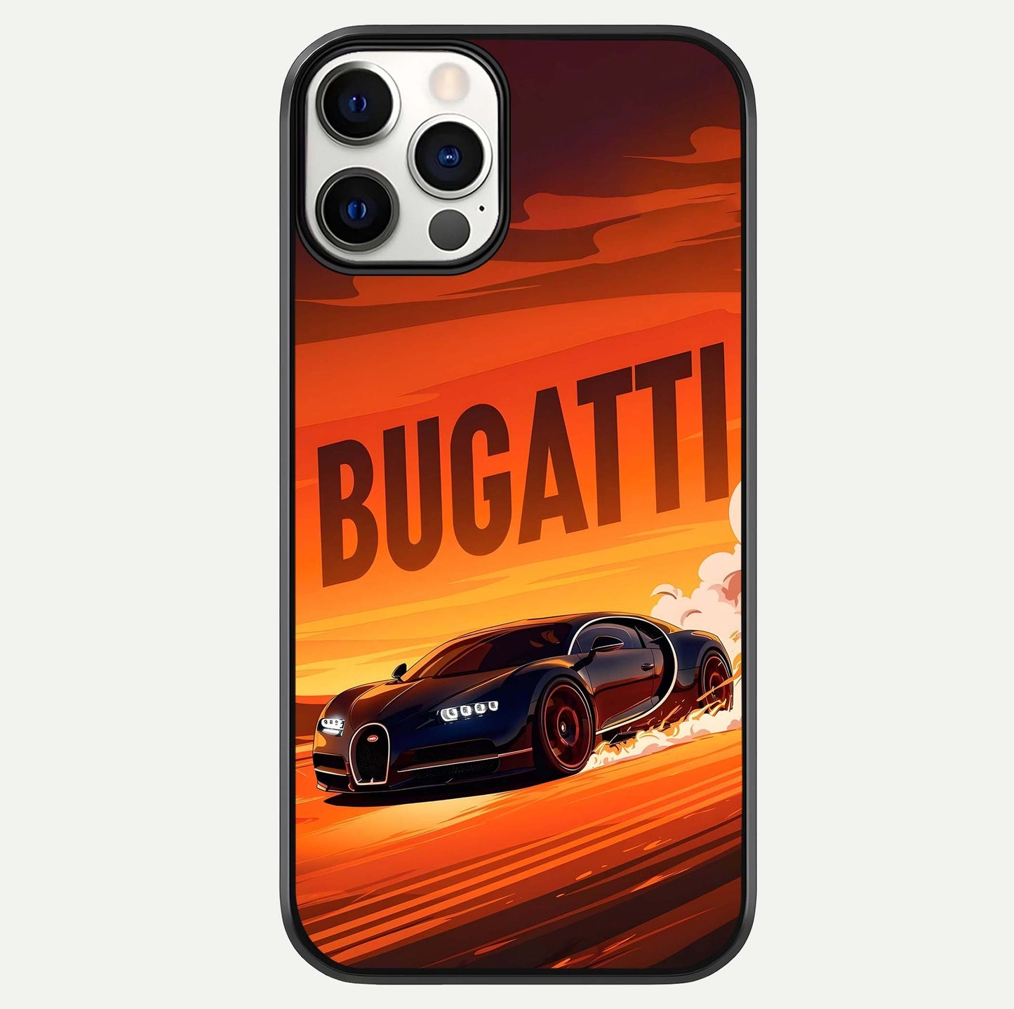 Inferno Bugatti Storm Glass Case For iPhone 12 Pro by Custom World