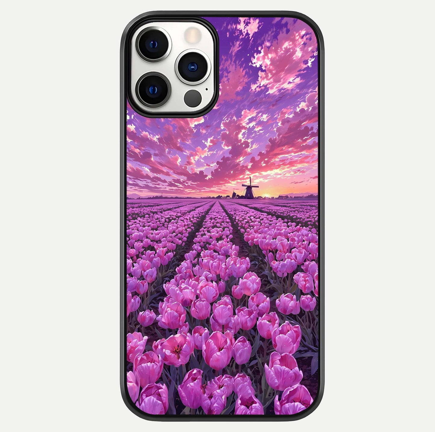 Lavender Dream Skies Glass Case For iPhone 12 Pro by Custom World
