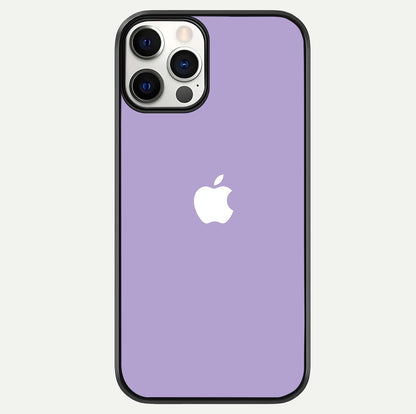 Lavender Soft Minimal Glass Case For iPhone 12 Mini by Custom World