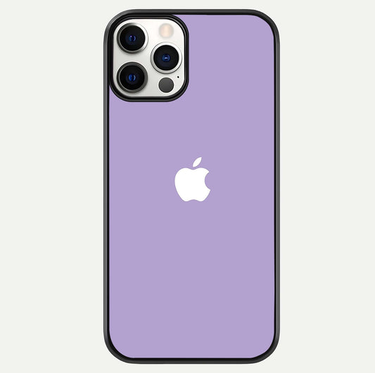 Lavender Soft Minimal Glass Case For iPhone 12 Mini by Custom World