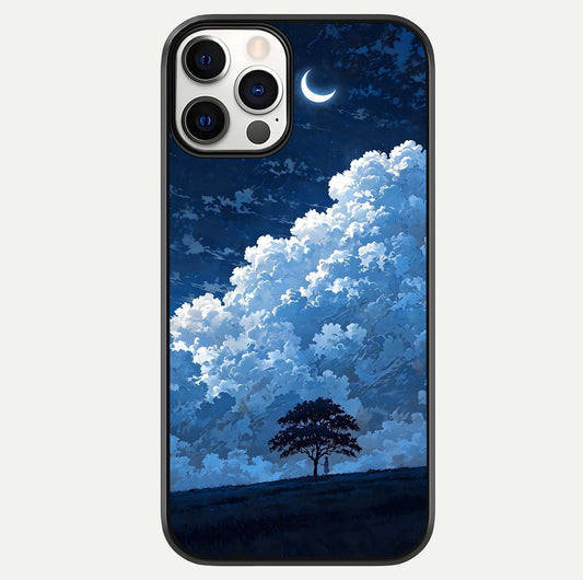 Midnight Sky Serenity Glass Case For iPhone 12 Pro by Custom World