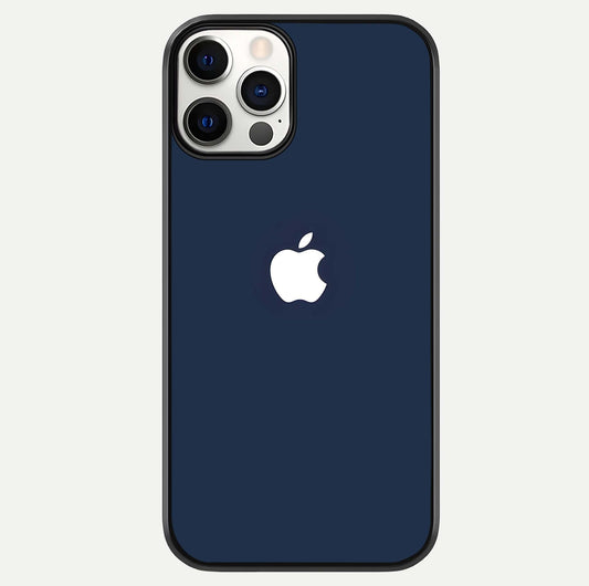 Minimal Apple Night Glass Case For iPhone 12 Mini by Custom World