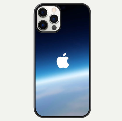 Minimal Apple Sky Glass Case For iPhone 12 Mini by Custom World