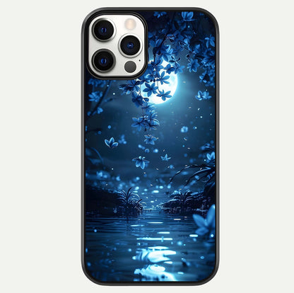 Moonlight Petal Dream Glass Case For iPhone 12 Pro by Custom World