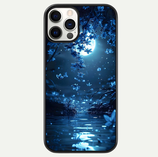 Moonlight Petal Dream Glass Case For iPhone 12 Pro by Custom World