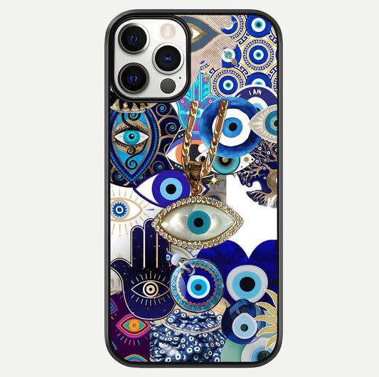Mystic Charm Eye Glass Case For iPhone 12 Pro by Custom World